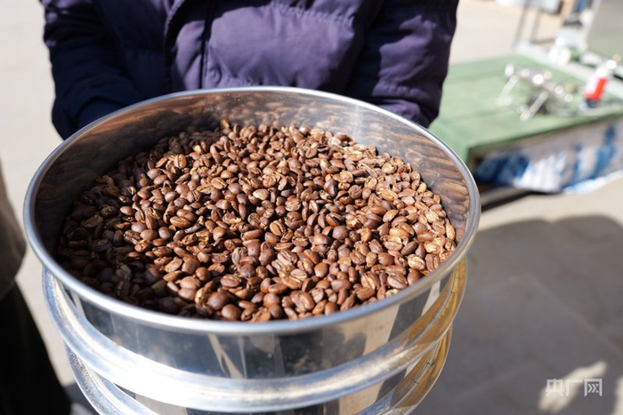 烘好的咖啡（央广网实习记者  吴佳淇  摄）