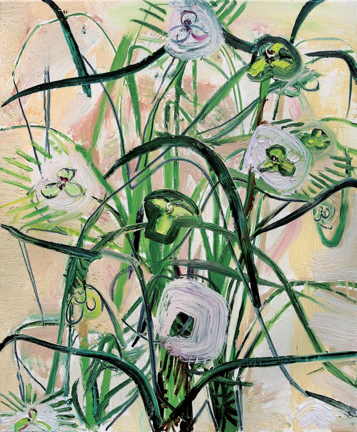 　　《致春兰》  布面油画  60×50cm  2025