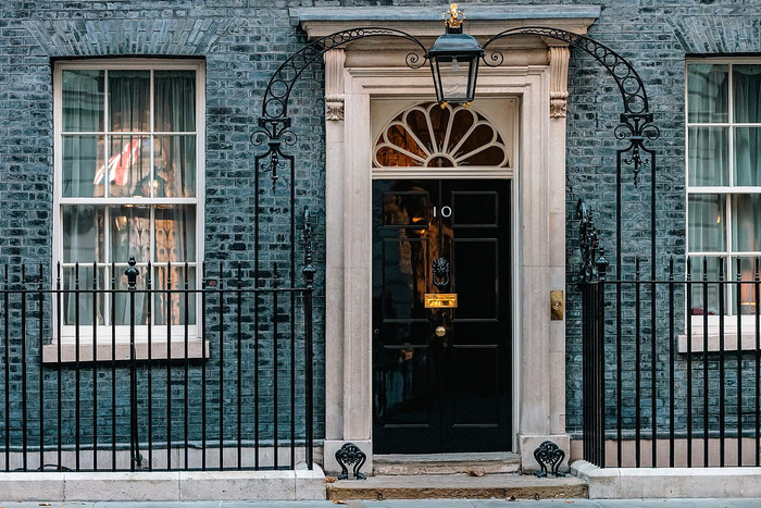 △英国首相府（资料图）