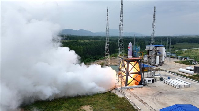 2025年9月,深蓝航天“星云一号”火箭二级动力系统试车圆满成功(图源:深蓝航天官网)