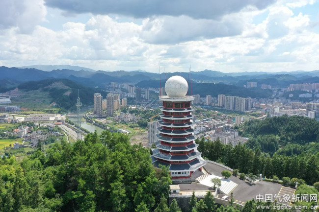图为黔东南S波段天气雷达 贵州省气象局供图