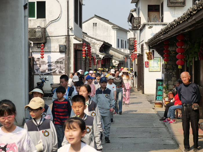 天童老街（央广网发  东吴镇供图）