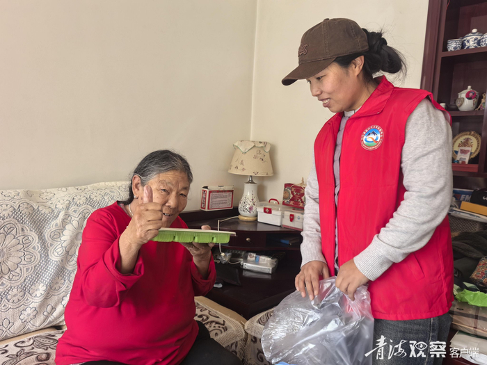 发自内心的点赞。团结路北社区供图