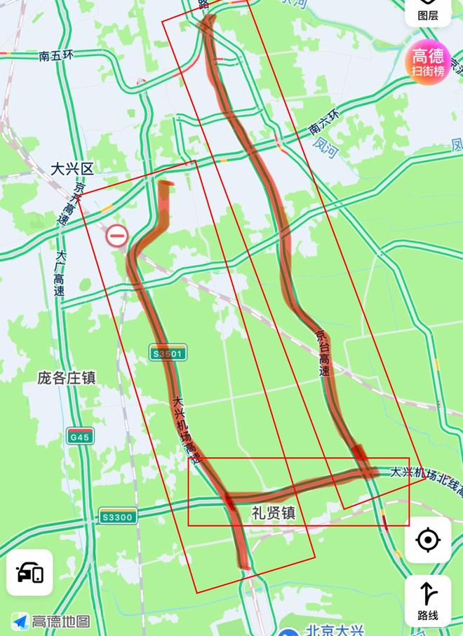 ▲测试区间示意图