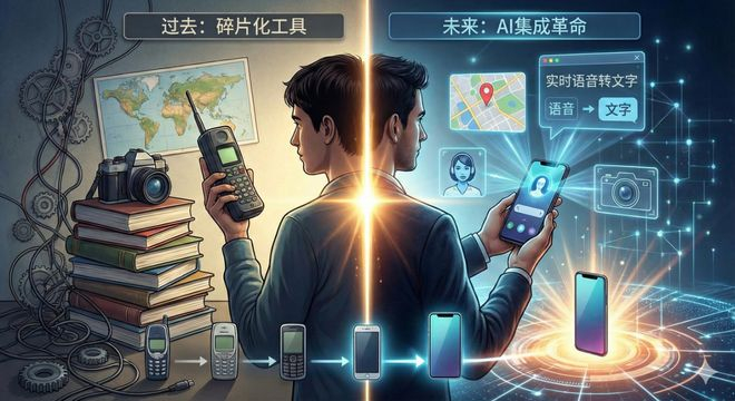 通过AI助理APP，目前有些手机已经具备了初步的AI手机功能。（图/Nano Banana Pro）
