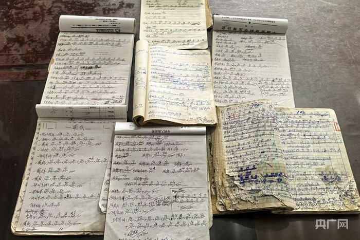 梁春荣的7份账本（央广网发  佟祉璇  摄）