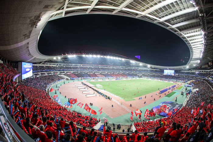 这是11月1日拍摄的2025江苏省城市足球联赛（“苏超”）决赛现场。新华社记者 季春鹏 摄