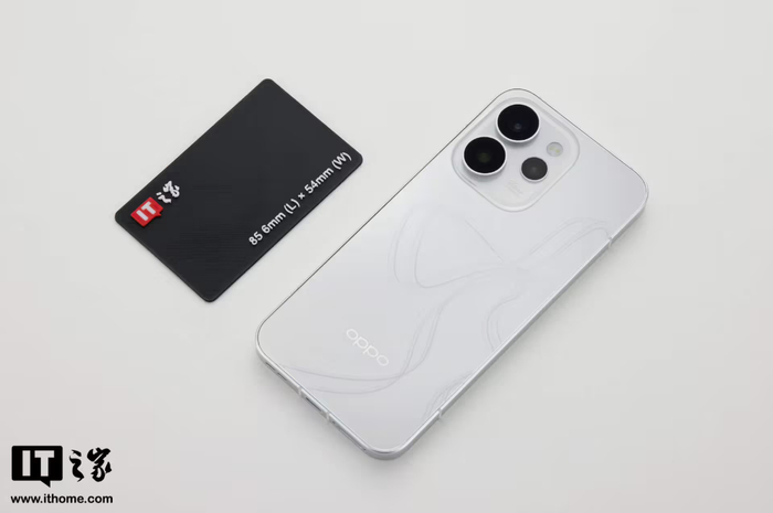 ▲ IT之家开箱：OPPO Reno15 手机「星光蝴蝶结」图赏