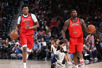 扎心🙃鹈鹕新秀奎因目前31场全勤 锡安7年仅两季出场数多于31场