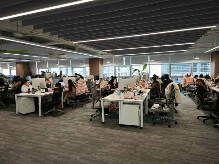 智谱位于清华科技园的办公室。新京报贝壳财经记者罗亦丹 摄