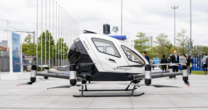 亿航智能EH216-S无人驾驶载人航空器（受访者供图）