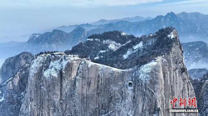 图为华山雪景。华阴市融媒体中心供图