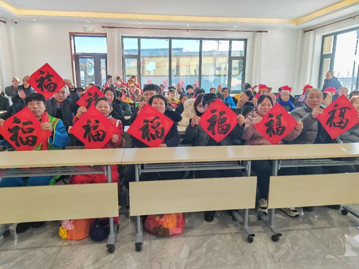 五家子村村民参与春节活动/资料图。