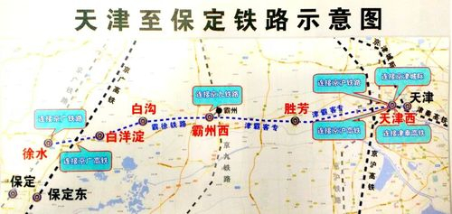 （津保铁路示意图 摄影：孙立君 ）