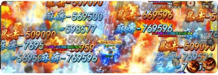 ▲ 满屏的彩色数字是“传奇”广告的特色之一