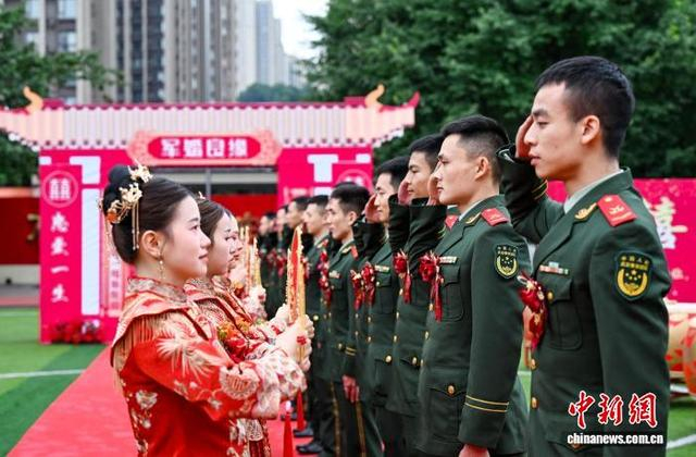 图为婚礼现场。郭传伍 摄 