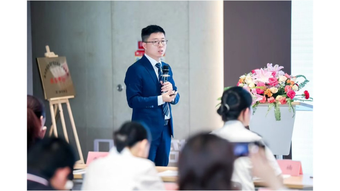 图八：2024年世界知识产权日，周敏超律师作为嘉宾向与会人员分享《促进和规范数据跨境流动，助推新质生产力发展》