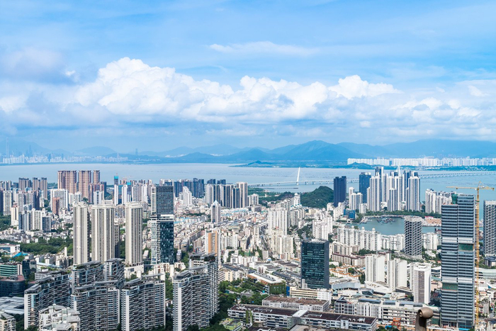 深圳豪宅区，时代财经摄