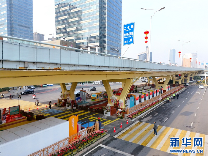   图为2025年5 月1日拍摄的黄浦大街立交桥桥下空间。（武汉市城管委供图）