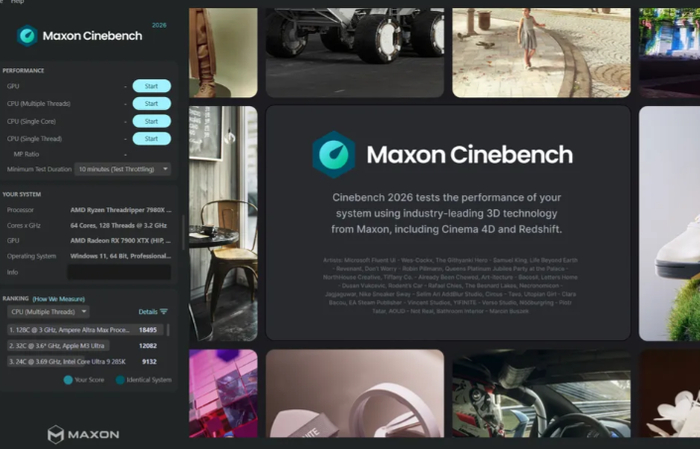 提醒一下，科技爱好者们，你们最喜欢的基准测试新版本刚刚发布。Maxon 刚刚宣布了全新 