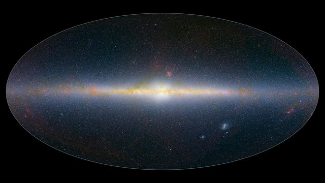 102种“颜色”，美国宇航局发布史上最绚丽的宇宙全天图|美国宇航局|探测器|宇宙|恒星|星系|NASA|宇宙尘埃|波长|天空|尘埃|蓝色|图像 ...