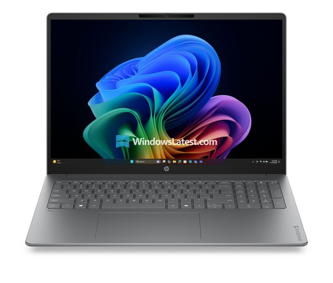 CES 2026 上的 HP OmniBook 5 16 流星银版。图源：WindowsLatest.com