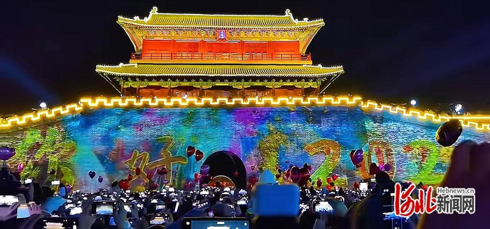 正定跨年活动。（来源/网络）