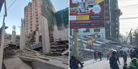 肯尼亚首都一建筑倒塌 已致至少1人受伤