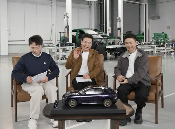 图片来源：雷军直播截图