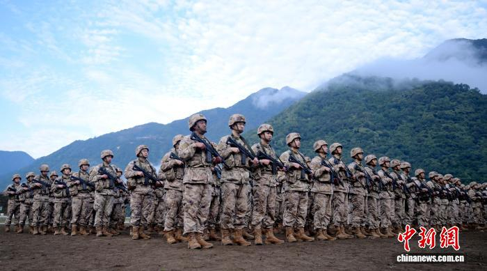 图为训练现场。吴家豪 摄