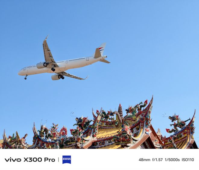 vivo X300 Pro抓拍样张，动态画面也能呈现精美细节。图源 vivo