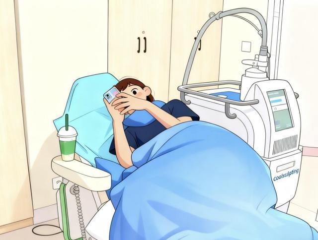 （标题图： 零下4℃，“躺瘦”治疗-本图AI绘制）