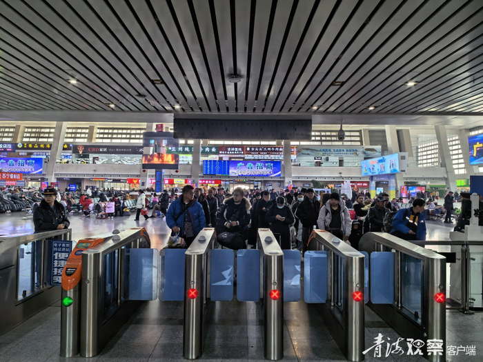 西宁火车站全力保障旅客出行。青海日报融媒体记者 倪晓颖 摄