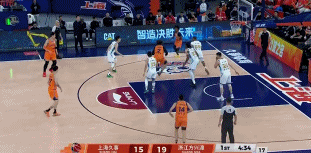 卧龙凤雏！广厦替补大外不到四分钟3犯 两犯的桑普森只能回来