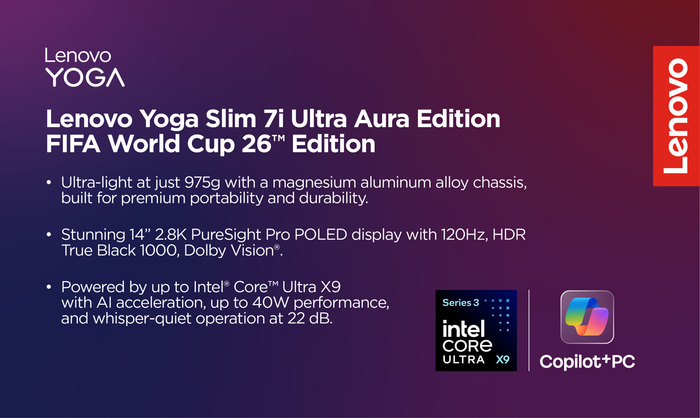 ▲ 联名版 Yoga Slim 7i Ultra Aura Edition