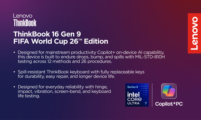 ▲ 联名版 ThinkBook 16 Gen 9