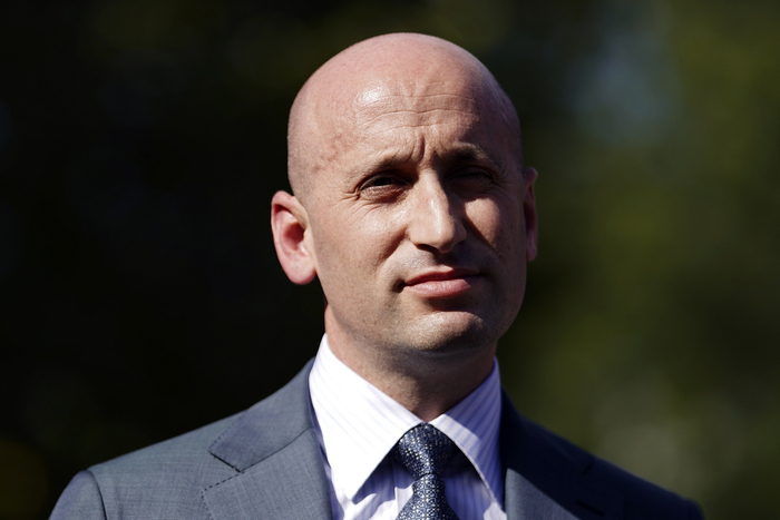 △美国白宫办公厅副主任斯蒂芬·米勒（资料图）