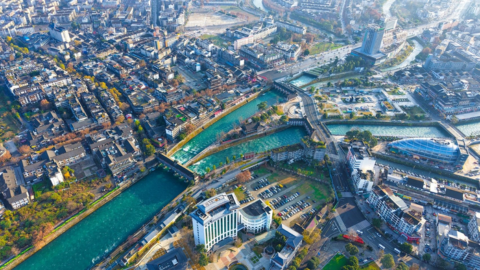 都江堰水利工程。四川省都江堰水利发展中心供图
