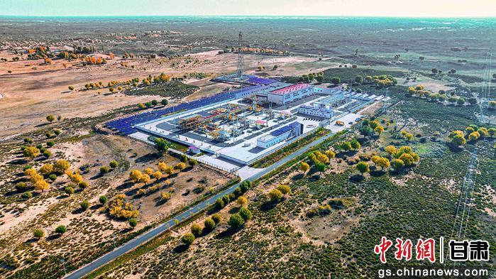   长庆油田储气库“气力十足”迎战供暖高峰期。强达 摄 