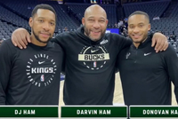 父子同台！雄鹿VS国王比赛 哈姆父子三人作为对阵双方同场竞技