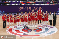 领队柴文胜：中国女篮在亚洲杯最终获得第3 未能完成夺冠任务