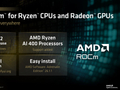 AMD ROCm 7.2 首发支持 Ryzen AI 400 系列处理器，解锁满血 AI 性能