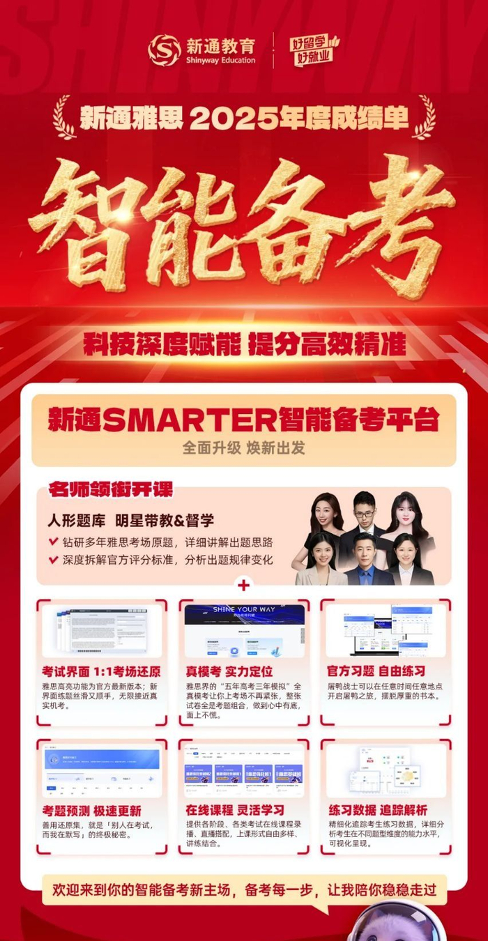 图:新通SMARTER智能备考平台