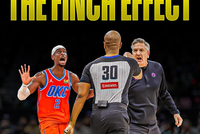 献祭流打法！芬奇自爆后 雷霆5胜5负&amp;罚球联盟倒数第五！