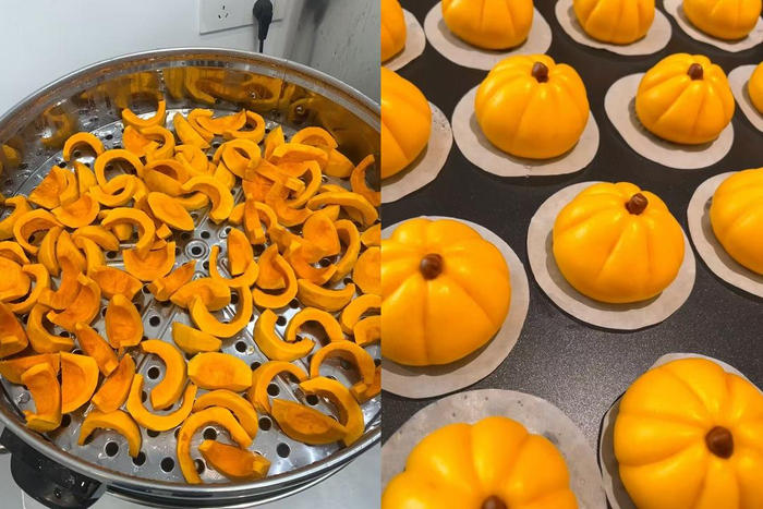 柒柒朋友圈展示的食材与成品