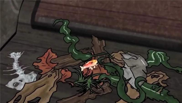 《桃花源记》动画截图。