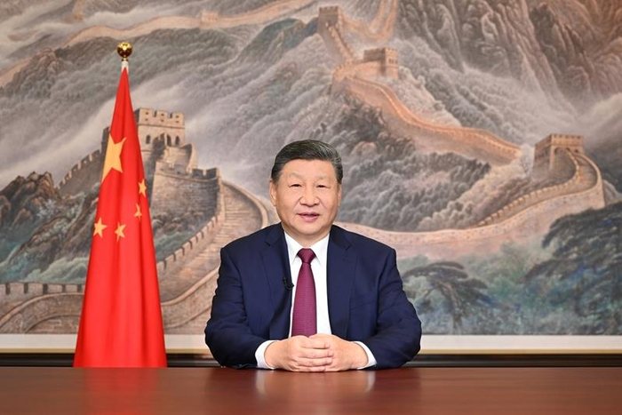 △新年前夕，习近平主席通过中央广播电视总台和互联网，发表二〇二六年新年贺词。