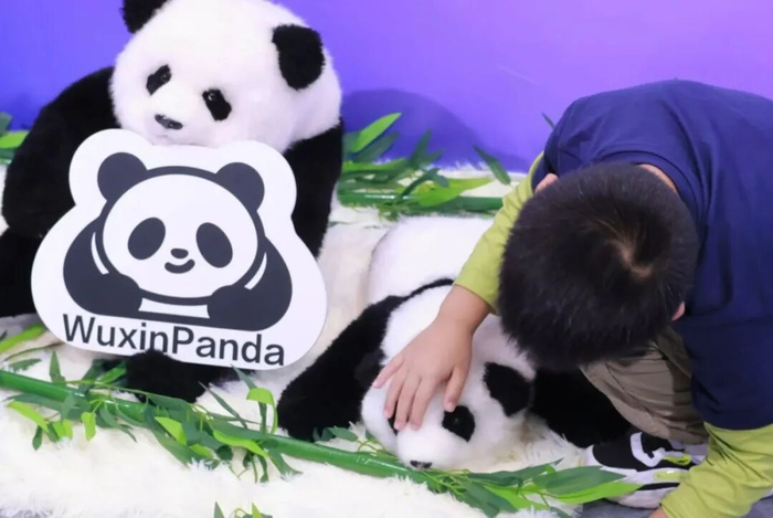 ▲仿生熊猫安安