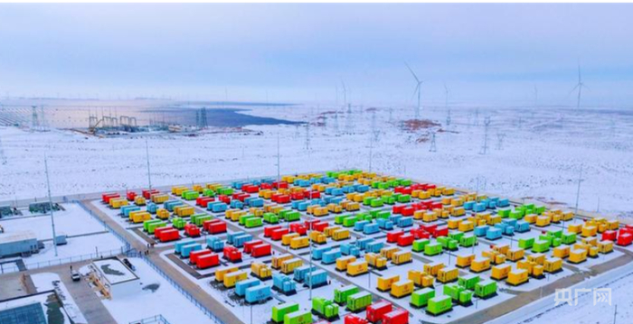 　　临泽县独立储能电站项目（央广网发 张掖市融媒体中心供图）