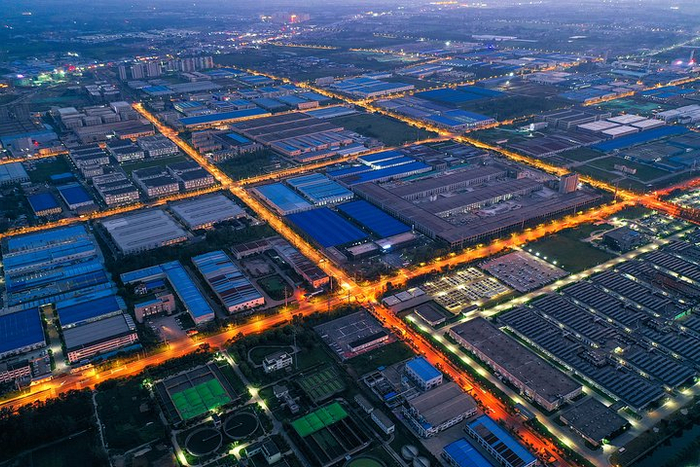 江苏省宿迁市苏宿工业园区 图片来源：视觉中国